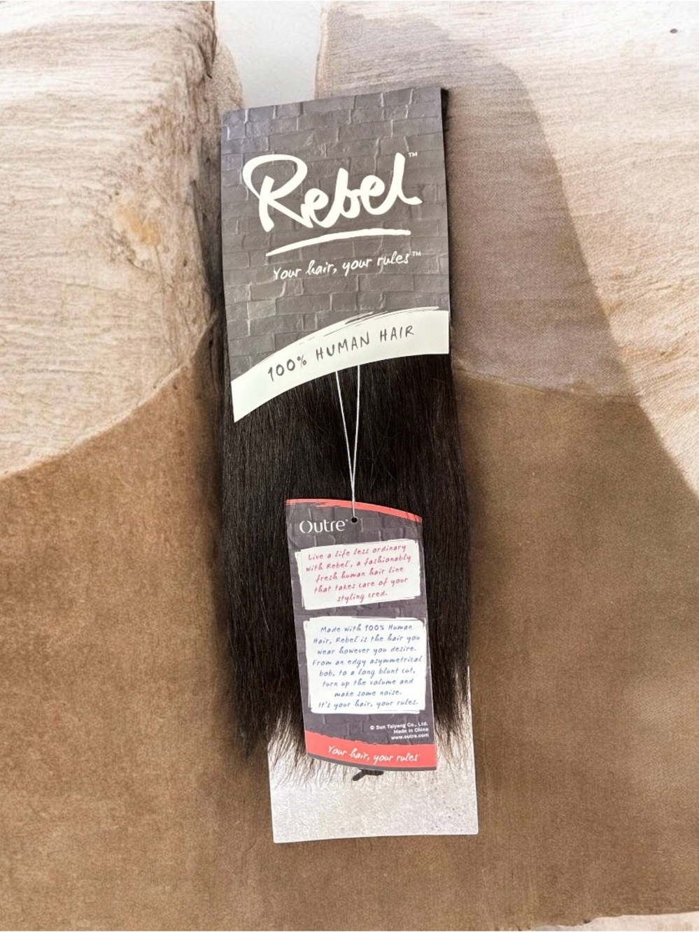 rebels 100% Human Hair - Natural Black Women’s Hair Extensions color